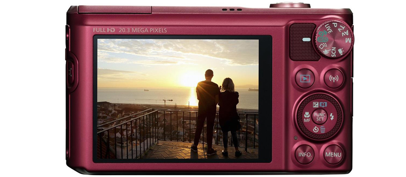 Canon PowerShot SX720 HS czerwony - Aparaty kompaktowe